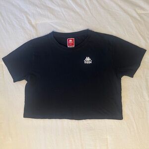Kappa Logo Short Sleeve Cropped Top
